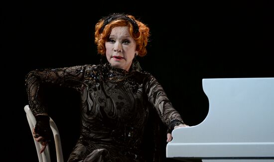 Dress rehearsal of play "Oranges & Lemons"