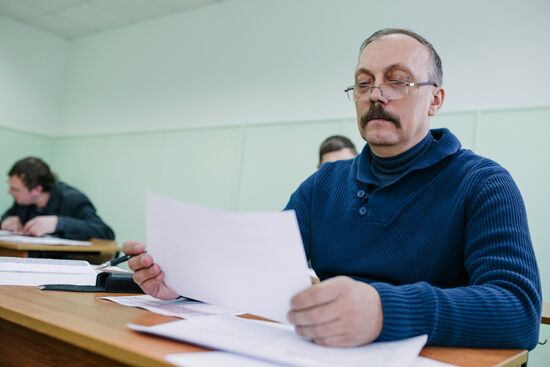 Russian parents take Unified State Exam