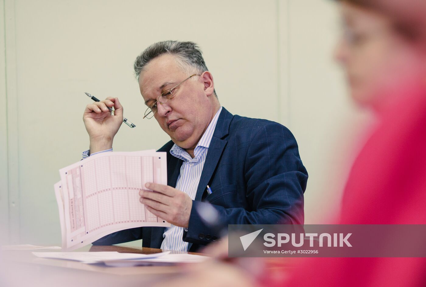 Russian parents take Unified State Exam