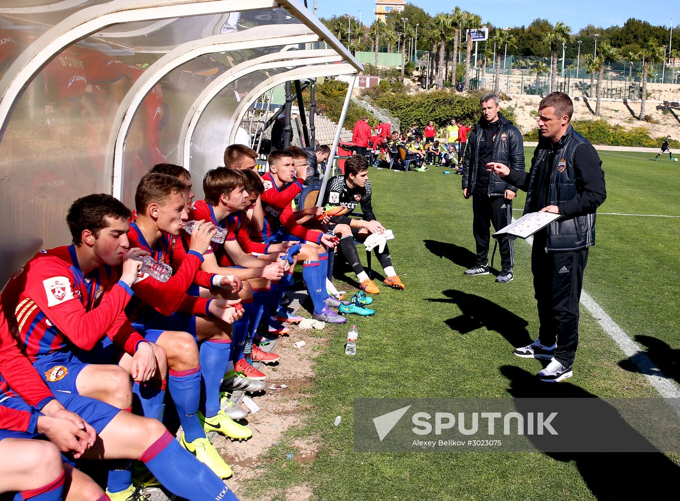 Football friendly CSKA vs. LASK Linz