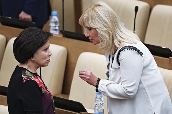 State Duma plenary meeting