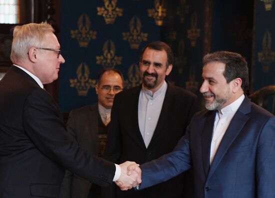 Deputy Foreign Minister Sergei Ryabkov meets with Deputy Foreign Minister of Iran Abbas Araghchi