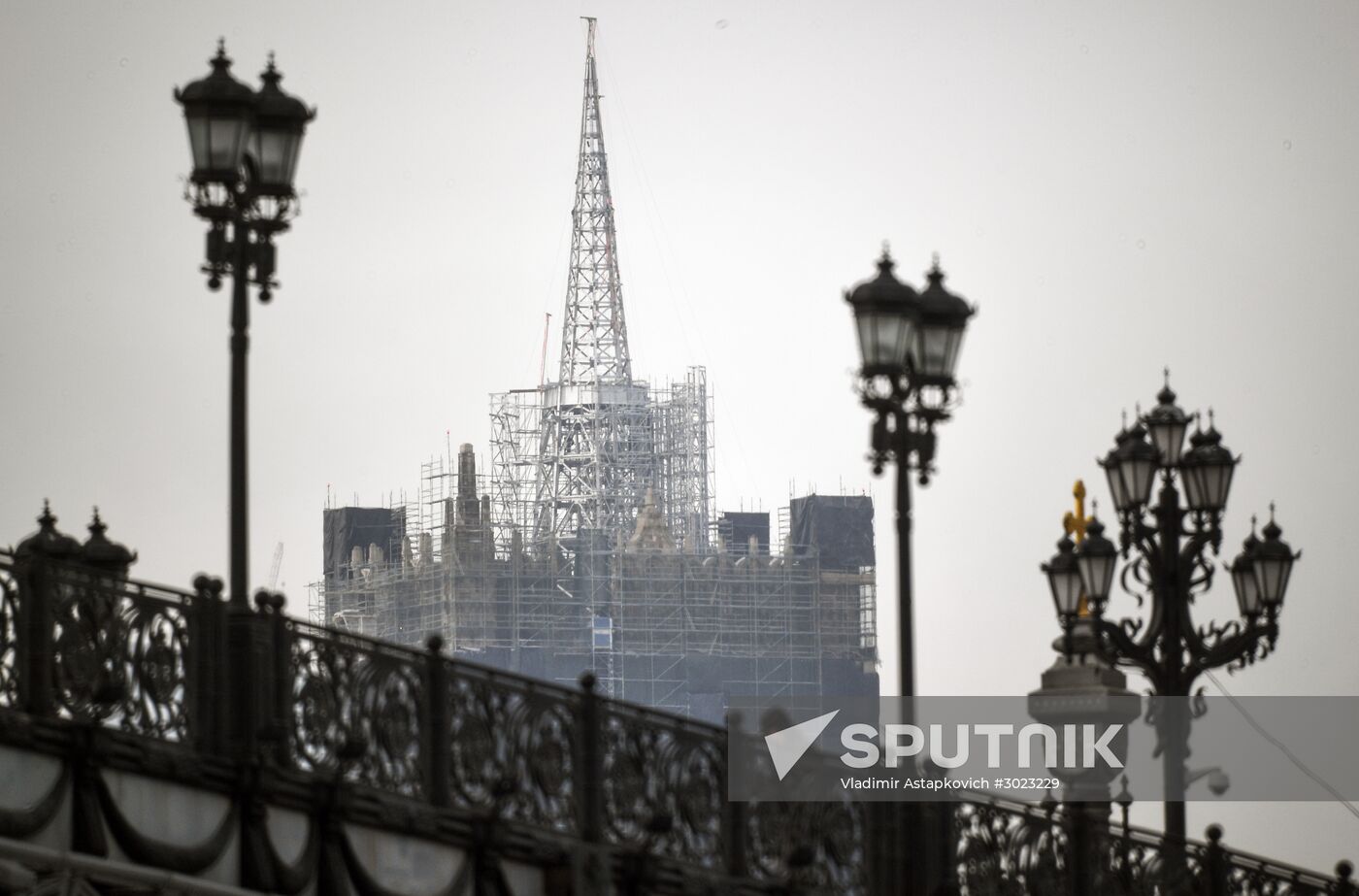 Renovation of Foreign Ministry's spire continues