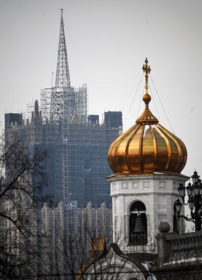 Renovation of Foreign Ministry's spire continues