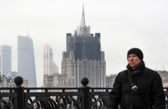 Renovation of Foreign Ministry's spire continues