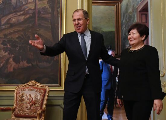 Foreign Minister Sergei Lavrov meets with OSCE Special Representative for Combating Trafficking in Human Beings