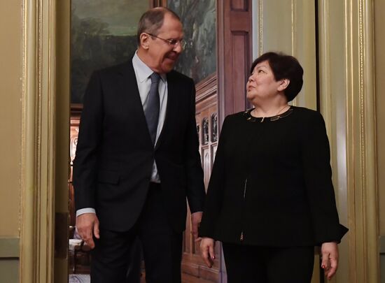 Foreign Minister Sergei Lavrov meets with OSCE Special Representative for Combating Trafficking in Human Beings