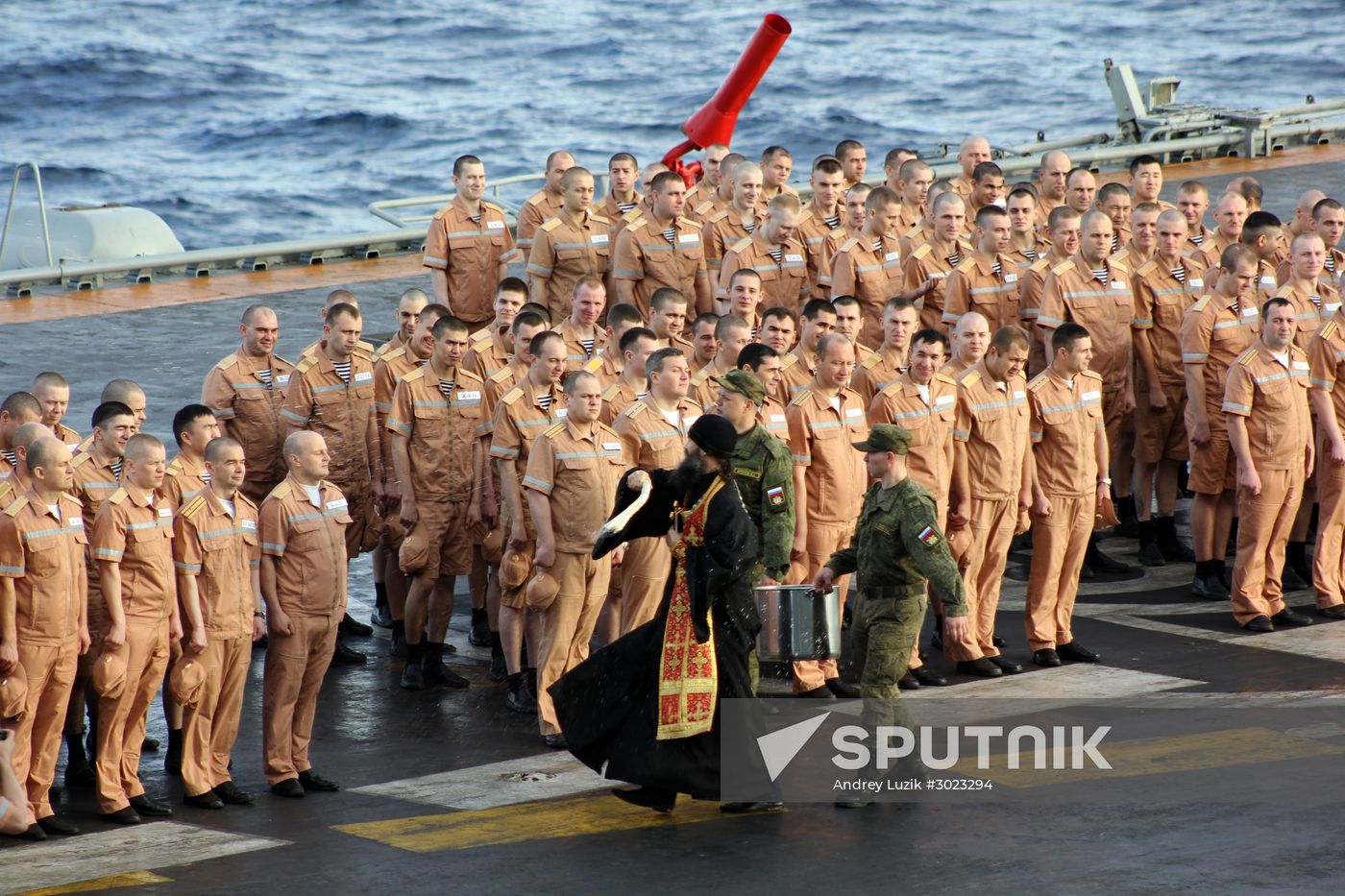 Distant sea voyage by Russian Northern Fleet's combat vessels