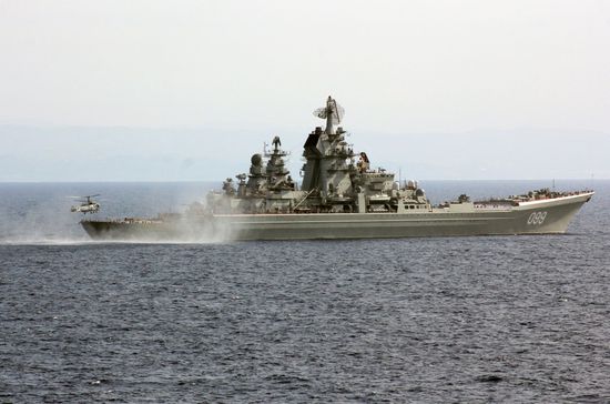 Distant sea voyage by Russian Northern Fleet's combat vessels
