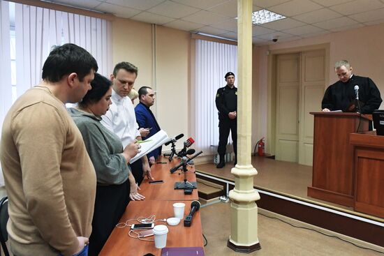 Court announces verdict for Alexei Navalny