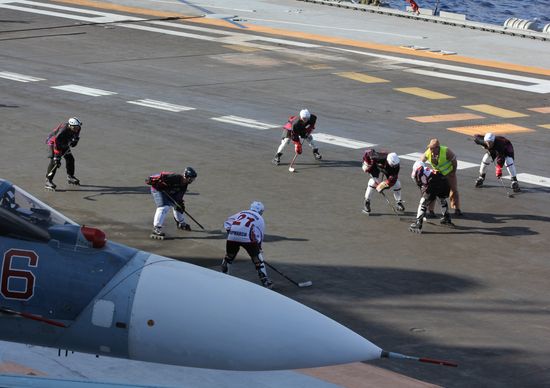 Distant sea voyage by Russian Northern Fleet's combat vessels