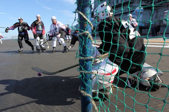 Distant sea voyage by Russian Northern Fleet's combat vessels