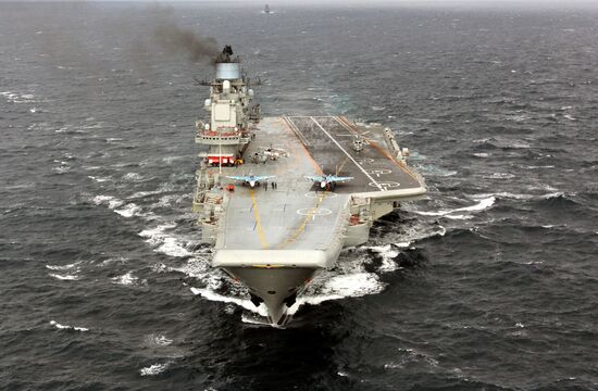 Distant sea voyage by Russian Northern Fleet's combat vessels