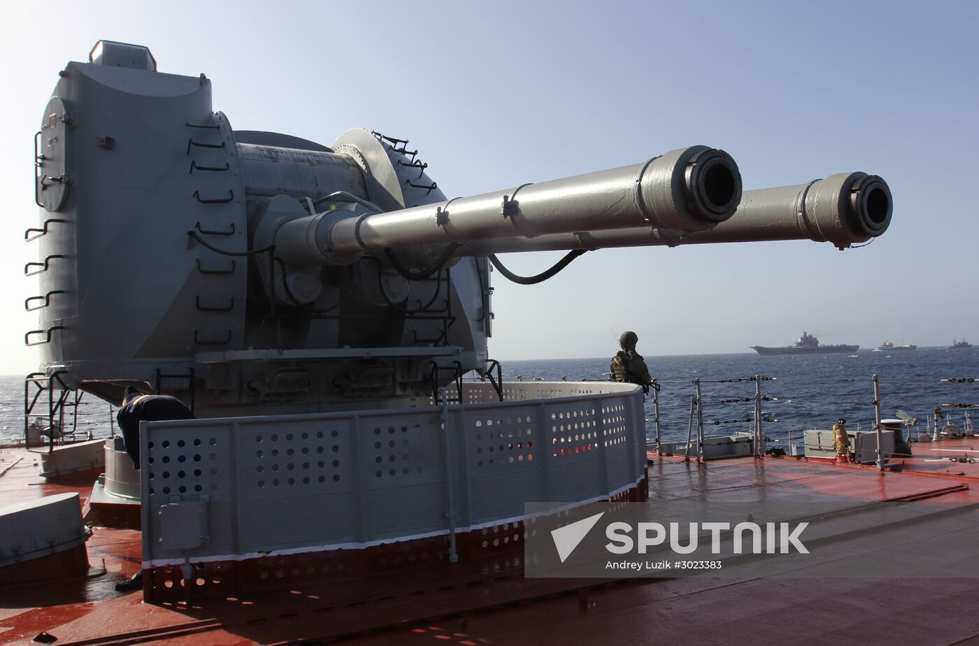 Distant sea voyage by Russian Northern Fleet's combat vessels