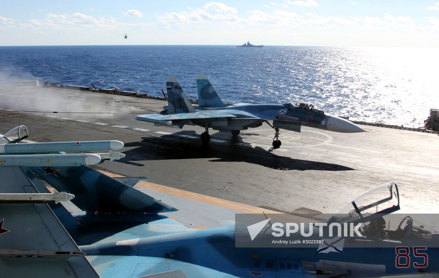 Distant sea voyage by Russian Northern Fleet's combat vessels