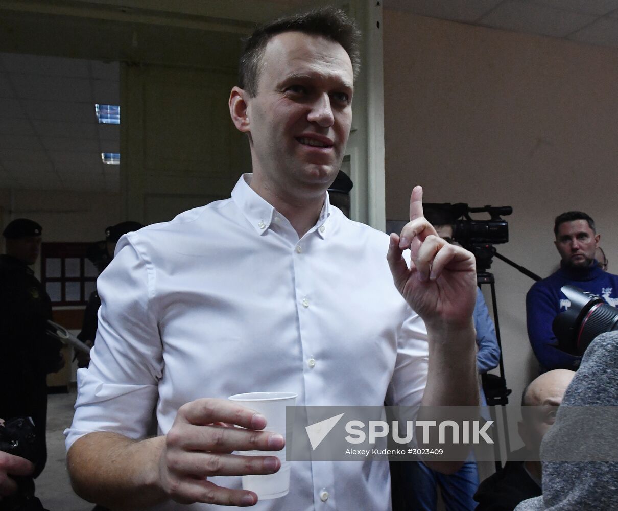 Court announces verdict for Alexei Navalny