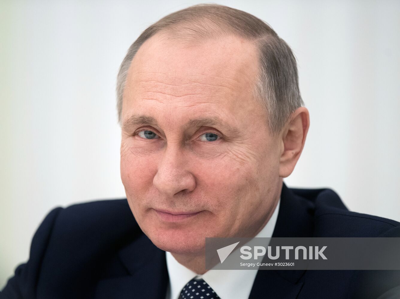President Vladimir Putin meets with Volkswagen AG Management Board Chair Matthias Müller