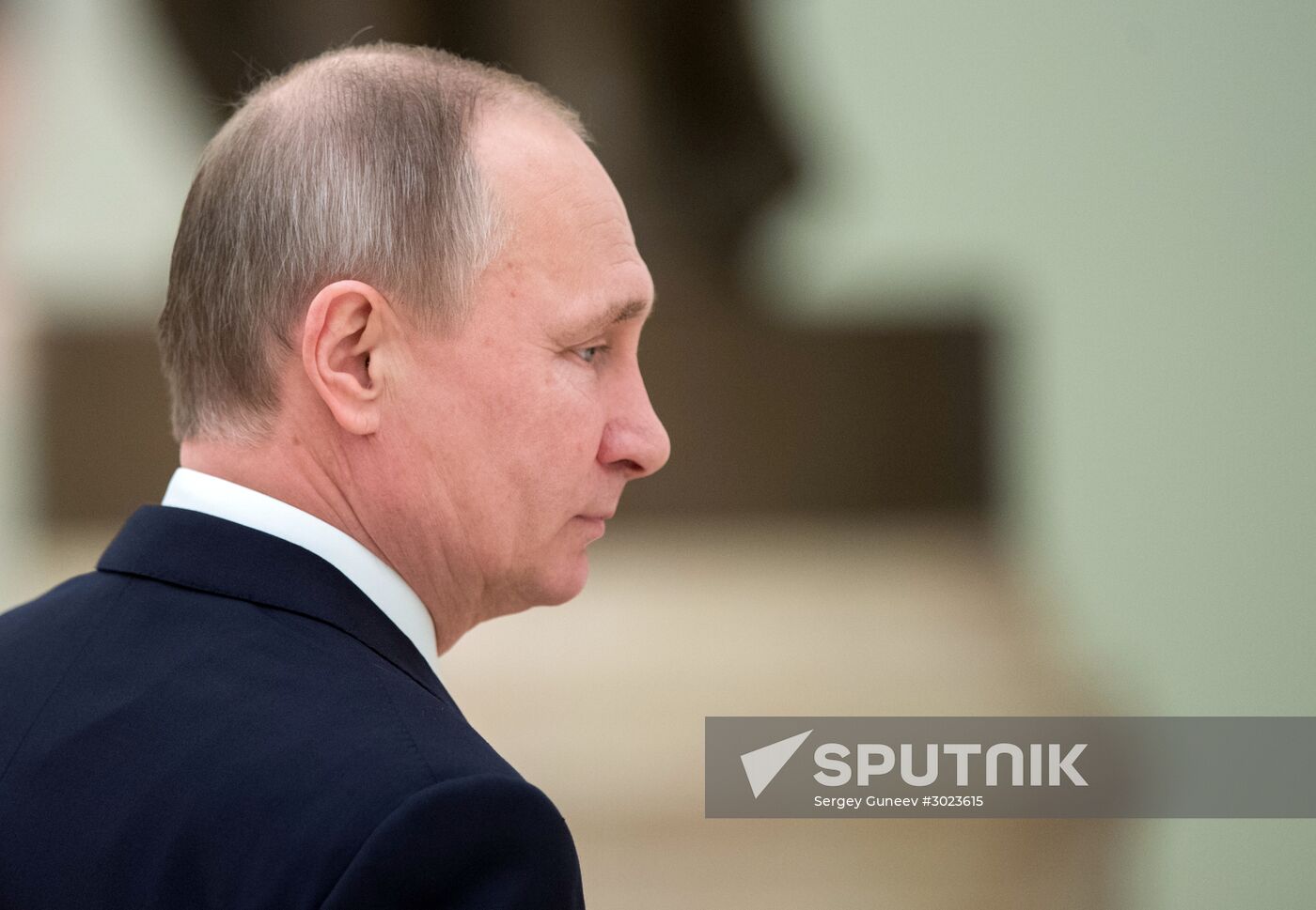 President Vladimir Putin meets with Volkswagen AG Management Board Chair Matthias Müller