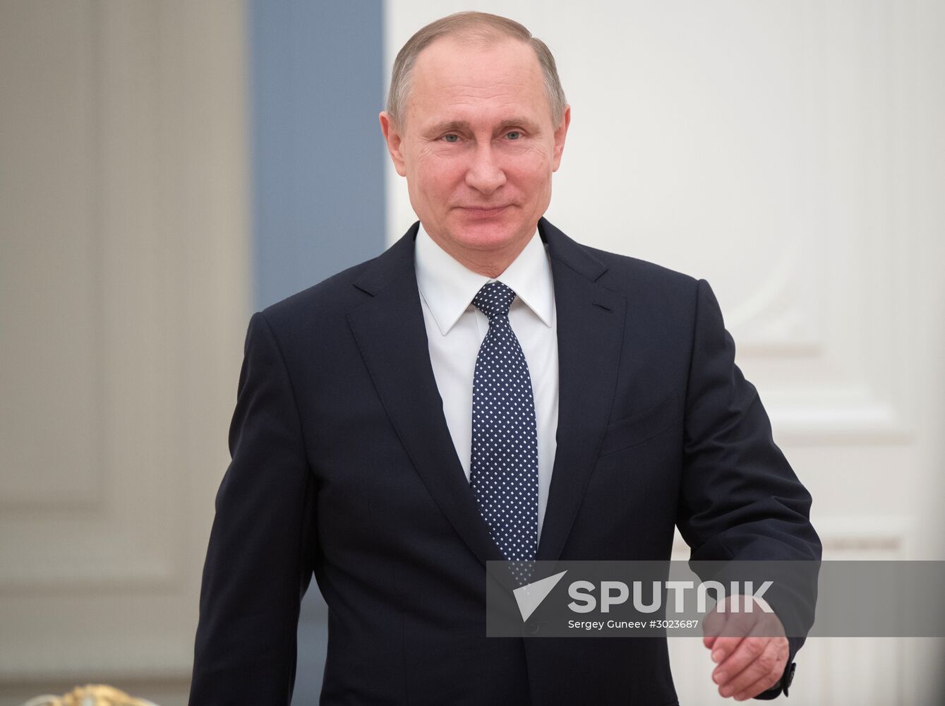 President Vladimir Putin meets with Volkswagen AG CEO Matthias Mueller