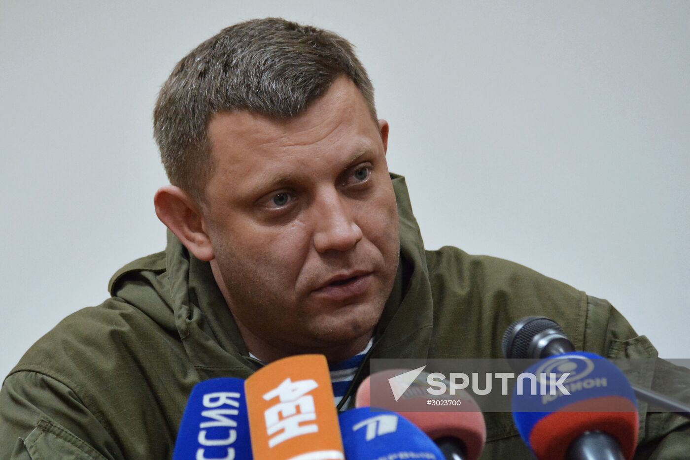 Alexander Zakharchenko gives news conference in Donetsk