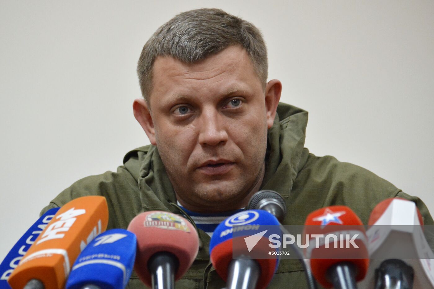 Alexander Zakharchenko gives news conference in Donetsk