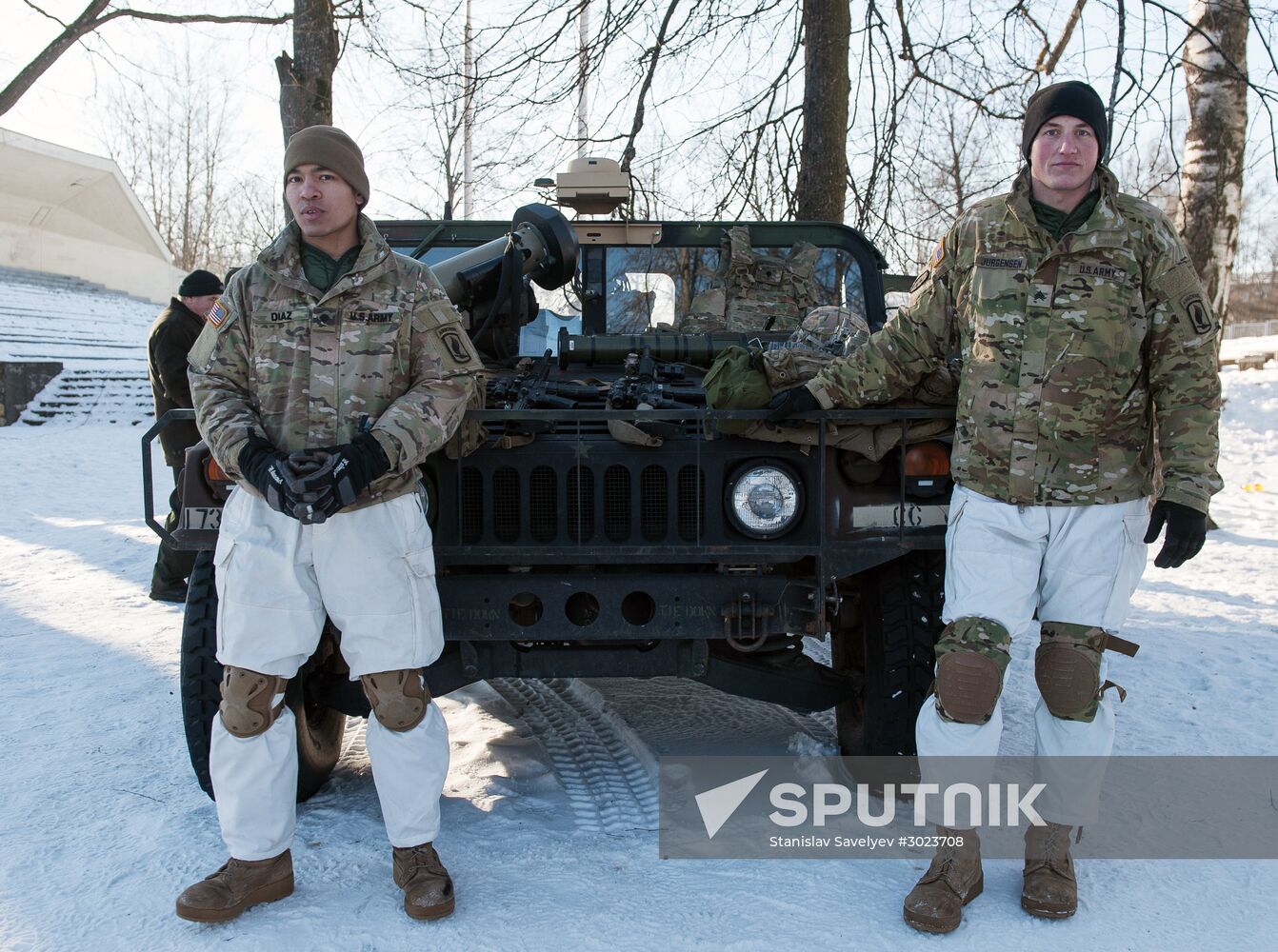 Demonstration of NATO military equipment in Latvia