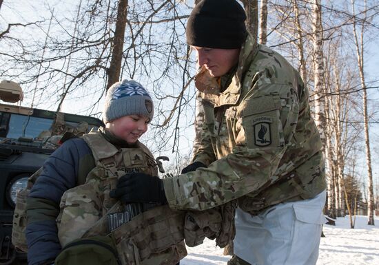 Demonstration of NATO military equipment in Latvia
