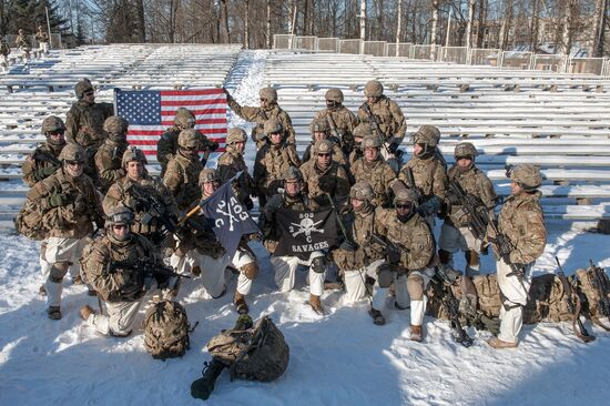 Demonstration of NATO military equipment in Latvia