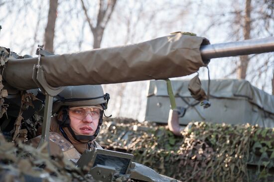 Demonstration of NATO's military equipment in Latvia