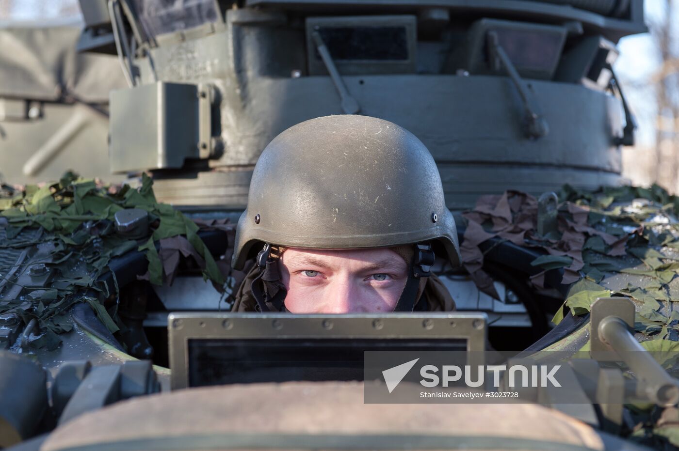 Demonstration of NATO military equipment in Latvia