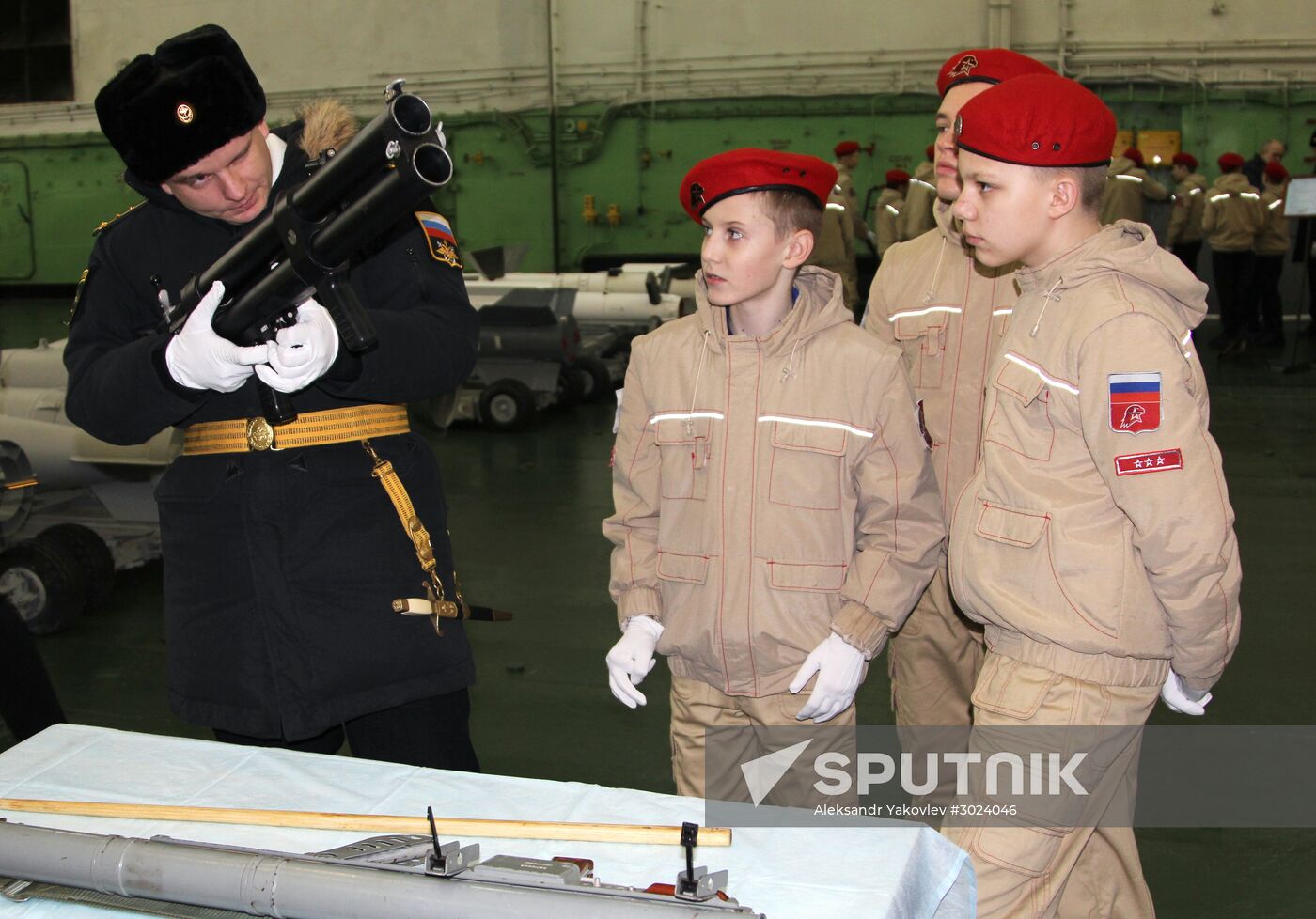 Welcoming the aircraft cruiser Admiral Kuznetsov in Severomorsk