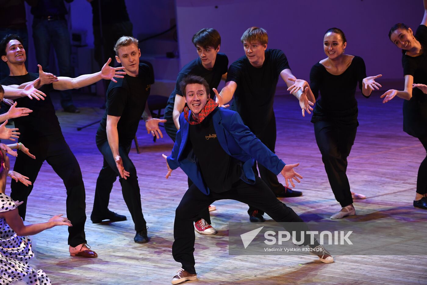 Igor Moiseyev Dance Company concert rehearsal