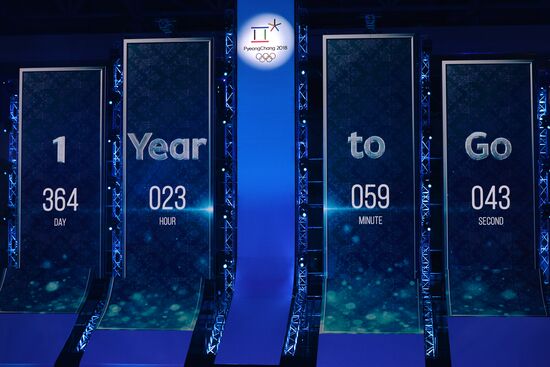 PyeongChang 2018 One Year to Go Ceremony