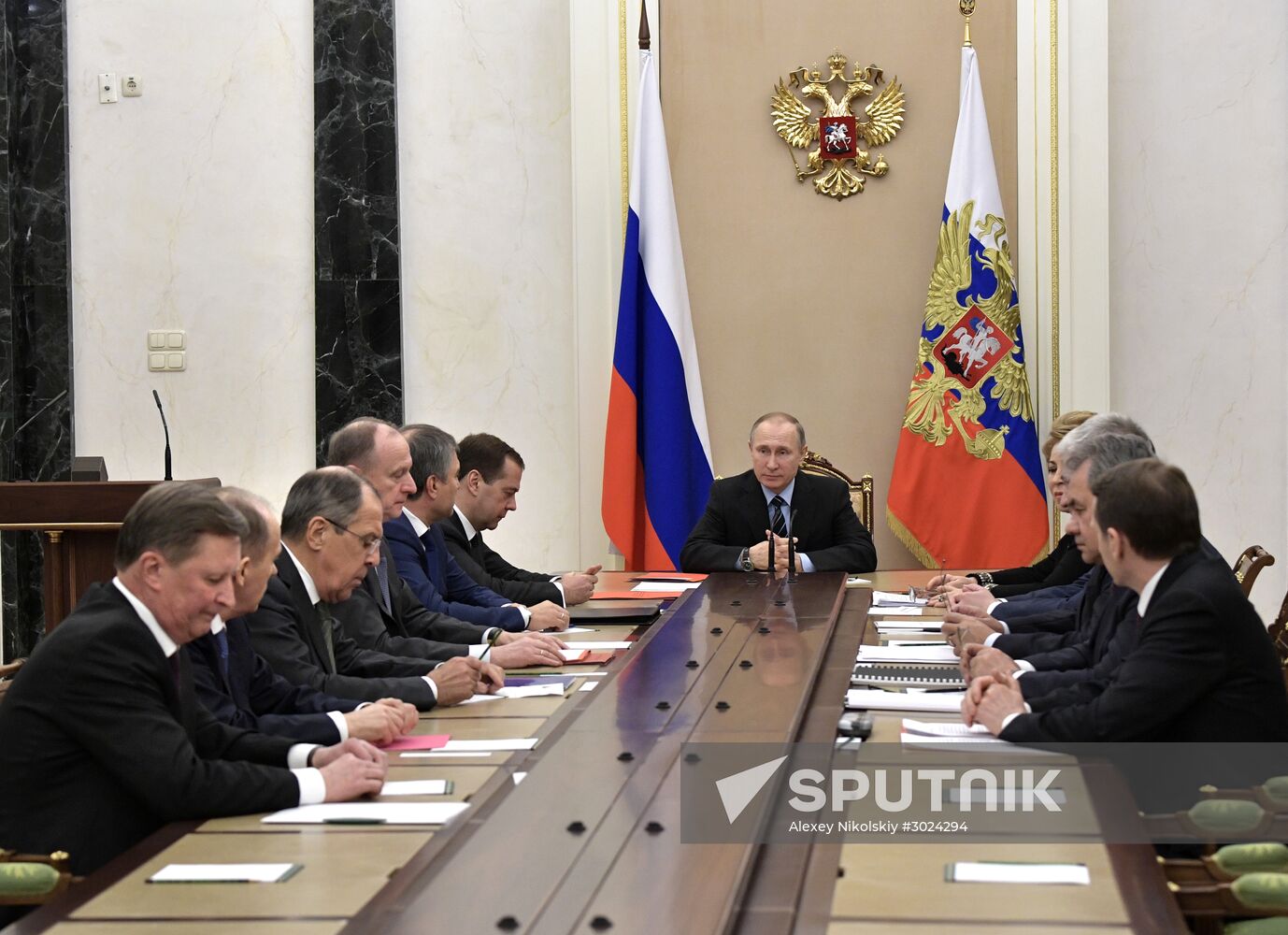 Russian President Vladimir Putin holds Russian Federation Security Council meeting