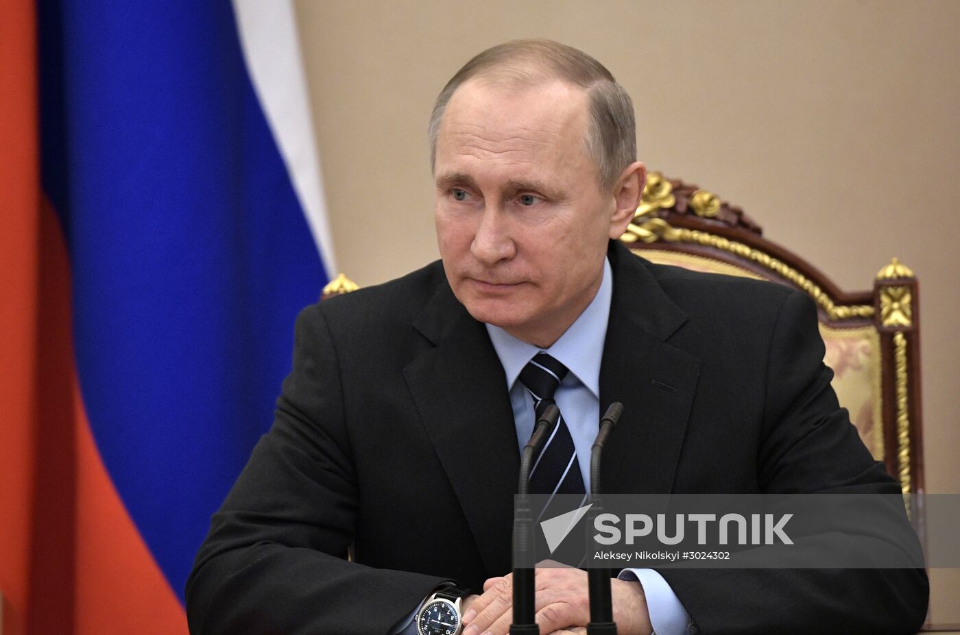 Russian President Vladimir Putin holds Russian Federation Security Council meeting