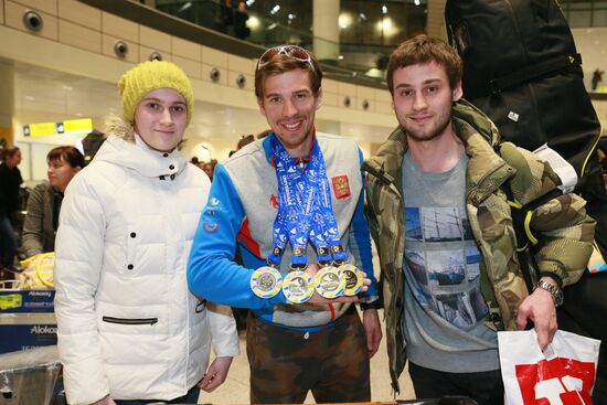 Russian team comes back to Moscow from Winter Universiade