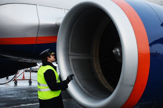 Civil Aviation Day at Novosibirsk International Airport