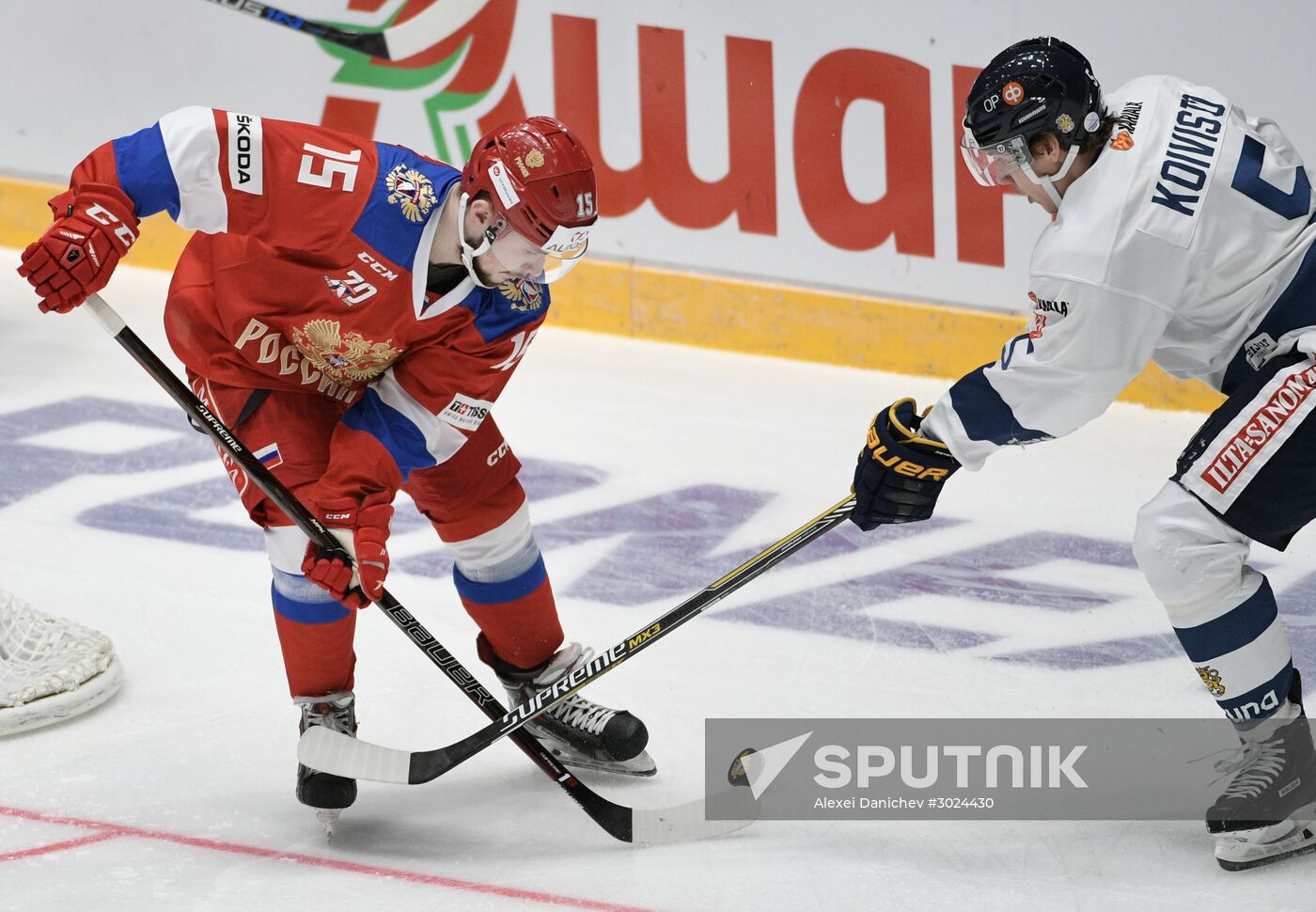 Euro Hockey Tour. Russia vs. Finland