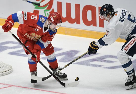 Euro Hockey Tour. Russia vs. Finland