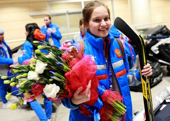 Russian team comes back to Moscow from Winter Universiade