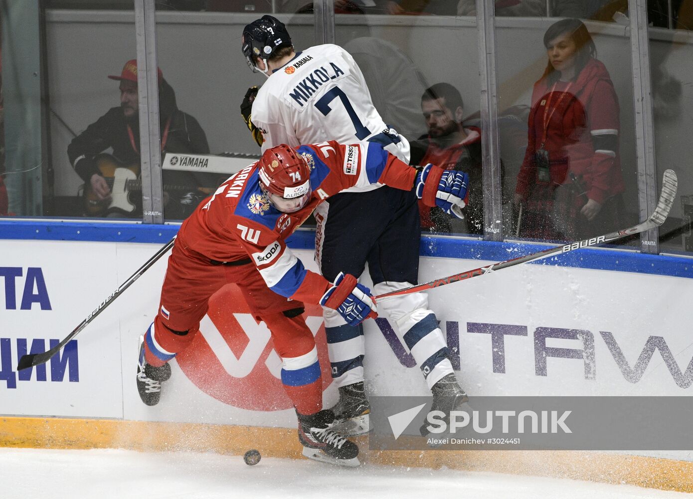 Euro Hockey Tour. Russia vs. Finland