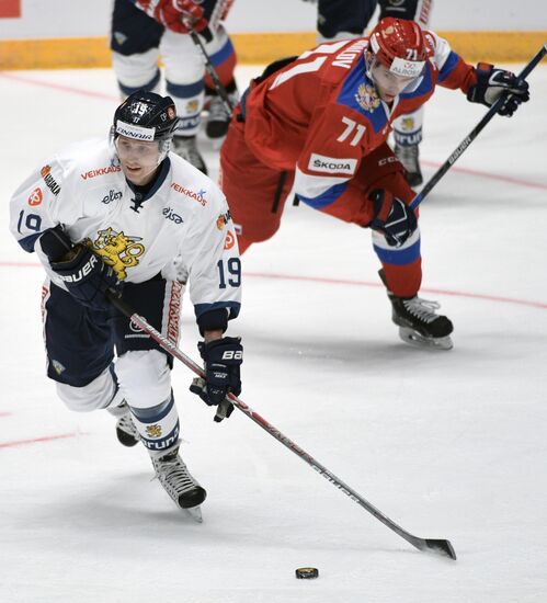 Euro Hockey Tour. Russia vs. Finland