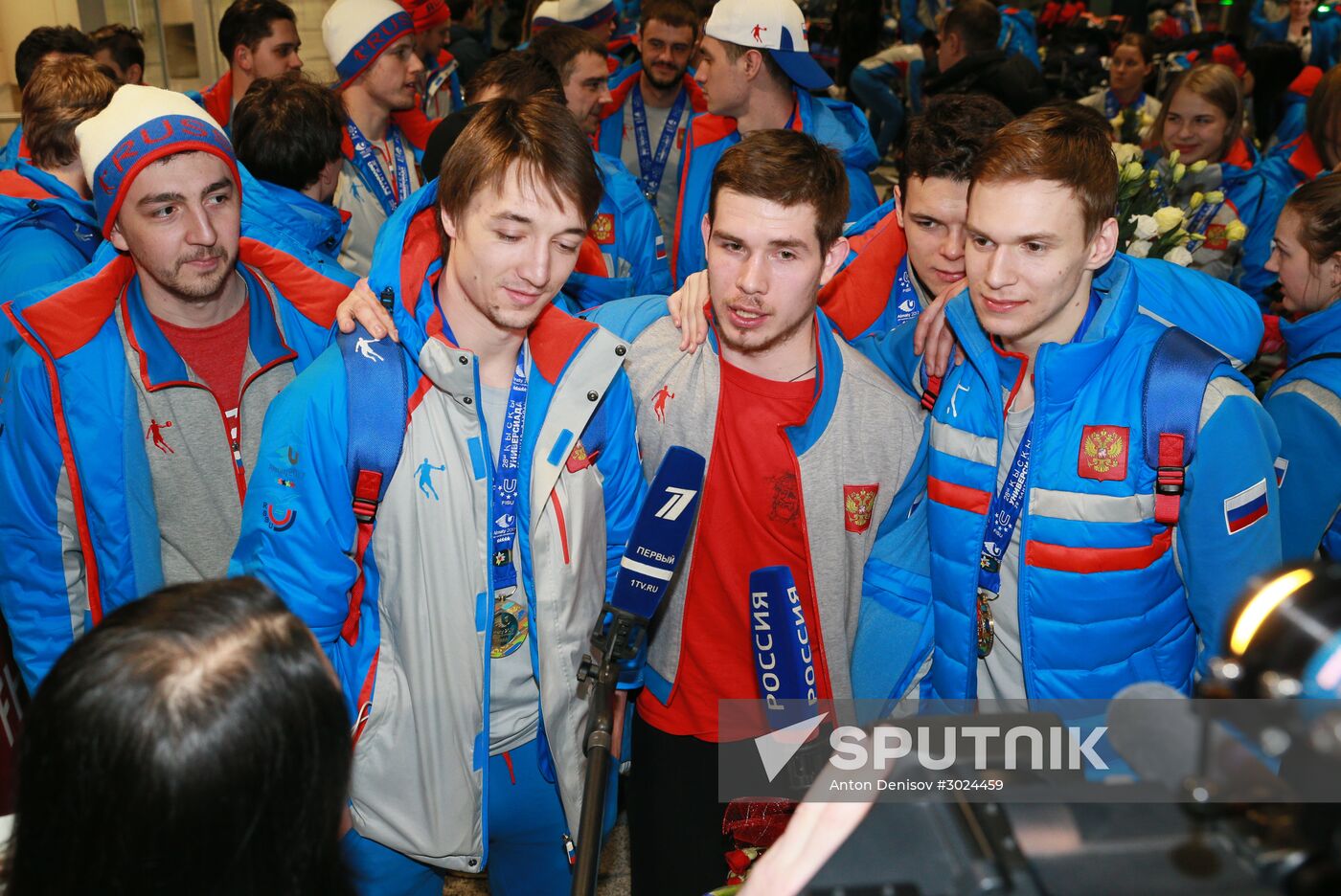 Russian team comes back to Moscow from Winter Universiade