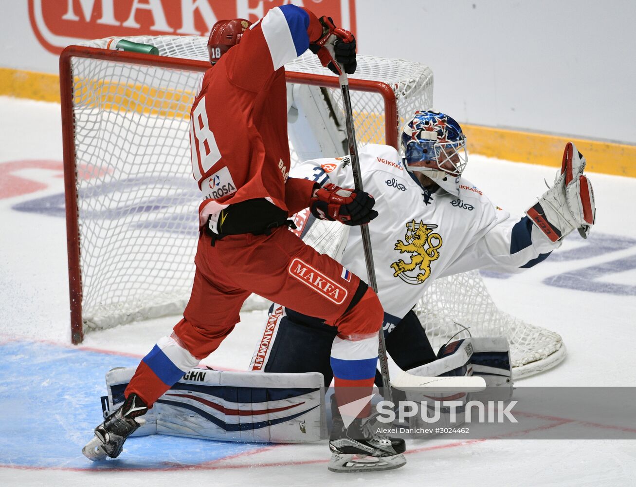 Euro Hockey Tour. Russia vs. Finland