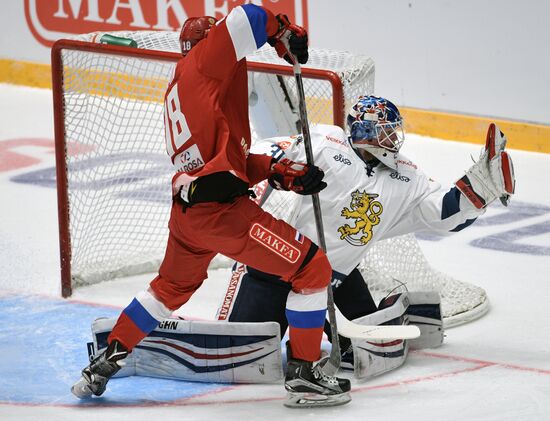 Euro Hockey Tour. Russia vs. Finland