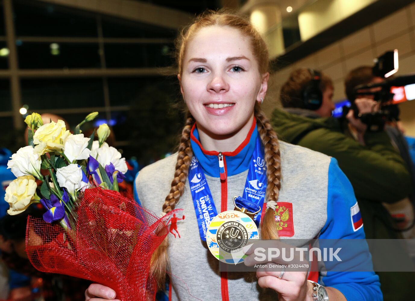 Russian team comes back to Moscow from Winter Universiade