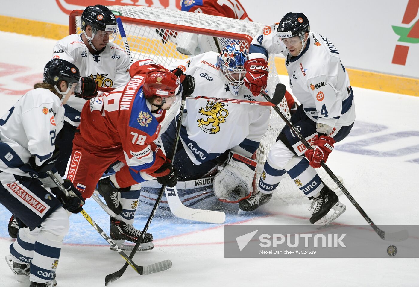 Euro Hockey Tour. Russia vs. Finland