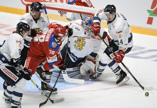 Euro Hockey Tour. Russia vs. Finland