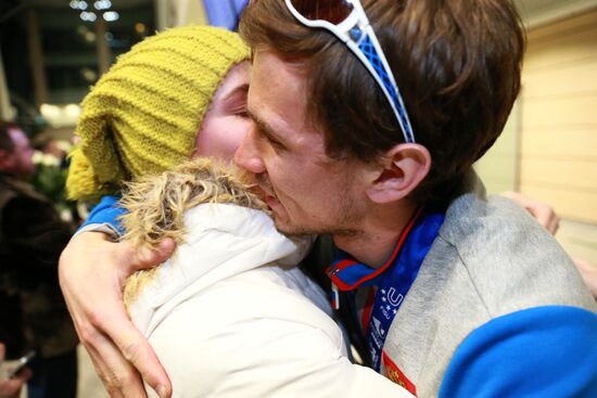 Russian team comes back to Moscow from Winter Universiade
