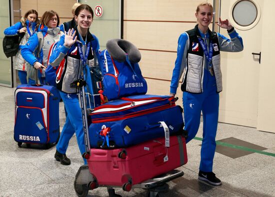 Russian team comes back to Moscow from Winter Universiade